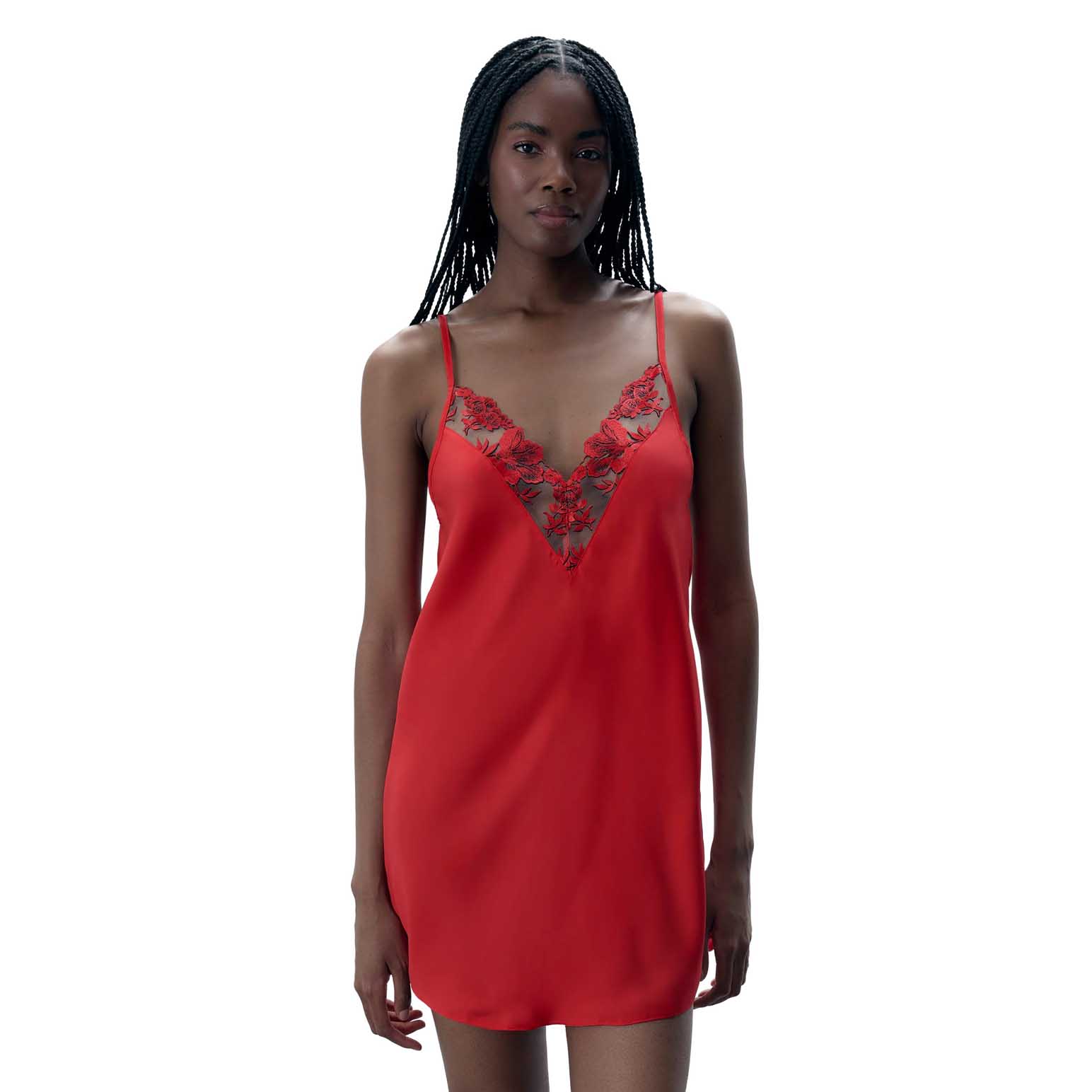 Bluebella Lavanya Luxury Satin Short Chemise